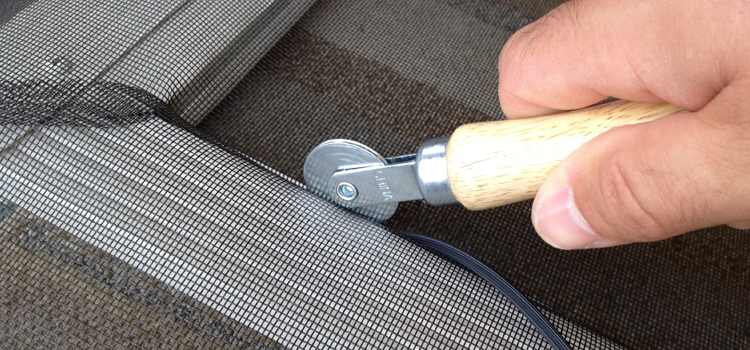 metal screen door repair in Midway City